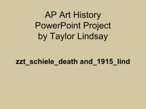 Art History PowerPoint Project Artist List