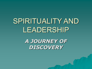spirituality and leadership