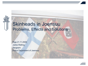Skinheads in Joensuu