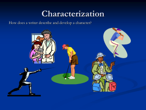 Characterization Powerpoint