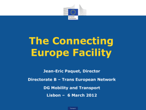 The Connecting Europe Facility - Jean
