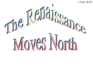 Section 2 Renaissance Moves North Digital Presentation