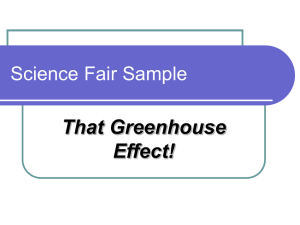 Science Fair Sample