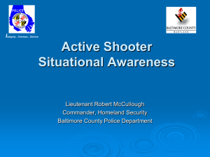 Active Shooter Situational Awareness