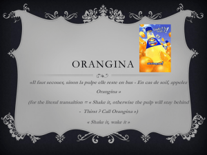 ORANGINA - WordPress.com