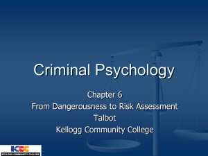 Criminal Psychology - Kellogg Community College