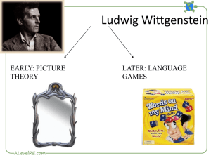 Wittgenstein Language Games