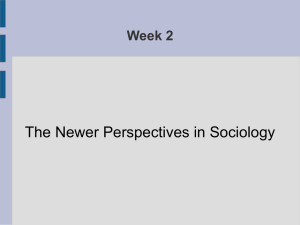 A Global Perspective in Sociology