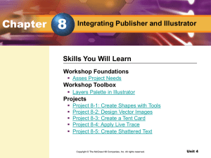 Chapter 8 Integrating Publisher and Illustrator - McGraw