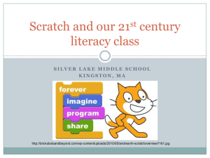 Scratch and 21st century literacy class - ScratchEd