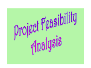Project Feasibility Analysis 1