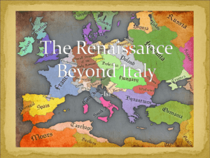 Renaissance Beyond Italy