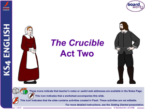 The Crucible - Act Two