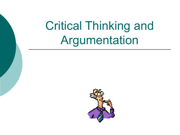 critical thinking argumentation logic