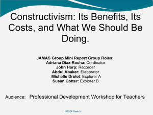 Constructivist Presentation