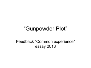 “Gunpowder Plot”