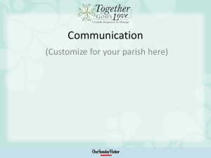 Communication - Together In God`s Love