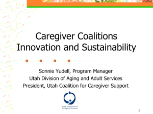 Caregiver Coalitions Innovation and Sustainability