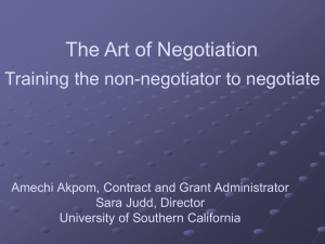Session 27 - Art of negotiation