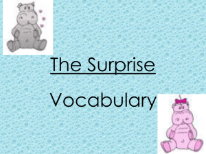 1.4 Surprise voc