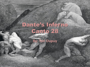 Dante`s Inferno Canto 28
