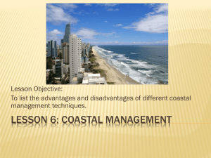Lesson 6 Coastal Management