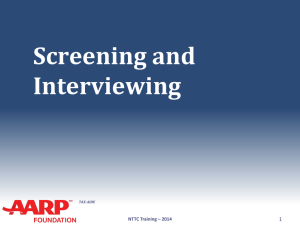 05 Screening and Interviewing