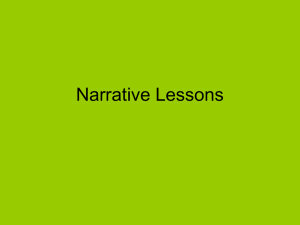 Narrative Lessons