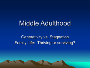 Middle Adulthood - Seattle Central Community College