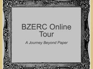 BZERC online tour