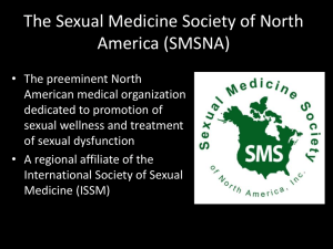 The Sexual Medicine Society of North America (SMSNA)