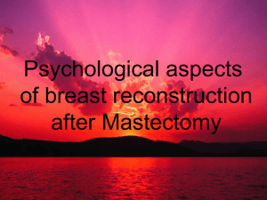 Breast Cancer Mastectomy presentation