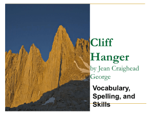 Cliff Hanger by Jean Craighead George
