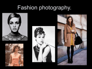 Fashion photography.