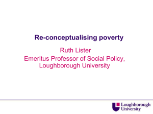 Re-conceptualising poverty