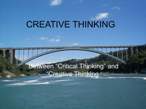CREATIVE THINKING