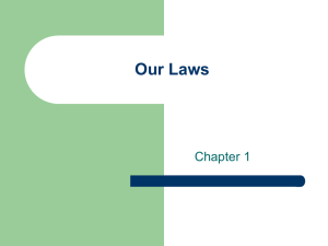 Our Laws - Central Lyon CSD