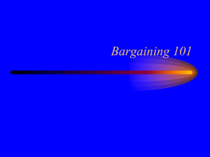 Bargaining 101 - School Administrators of Iowa