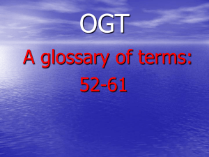 PPT - OGT Terms 52-61