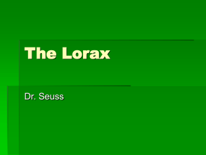 The Lorax - Ms. Hans