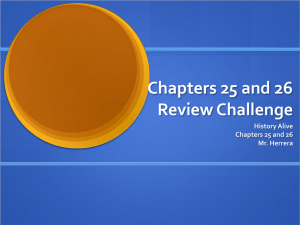 CH 25-26 Review Challenge