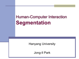 Segmentation - Hanyang University