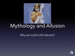Mythology and Allusion