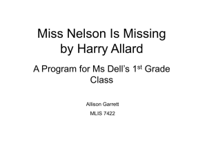 Miss Nelson Is Missing by Harry Allard