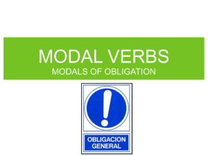 modals of obligation