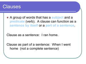 simple and compound sentences - ppt