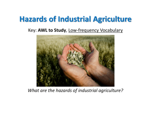 Chapter 2 Hazards of Industrial Agriculture