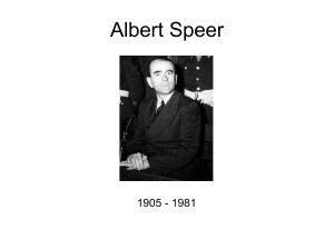 Albert Speer - plannerLIVE!