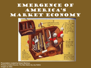 Growth of the Market Economy