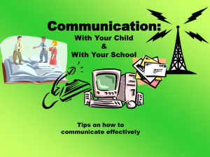 Communication - Peru Community Schools
